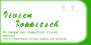 vivien koppitsch business card